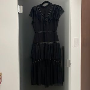J.O.A dress. Black. Size S